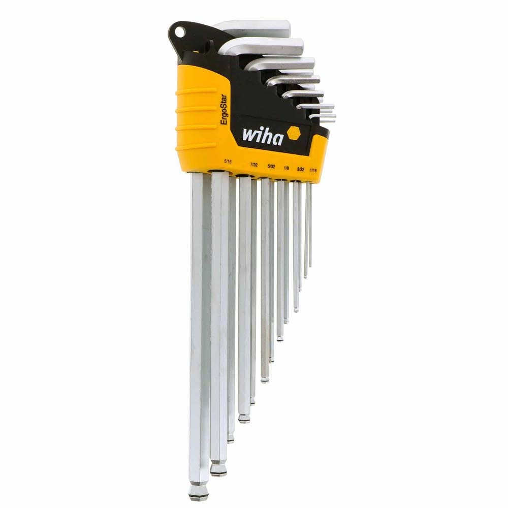 Wiha 66991 13 Piece MagicRing Ball End Hex L-Key Set - Inch