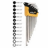 Wiha 66991 13 Piece MagicRing Ball End Hex L-Key Set - Inch - 2