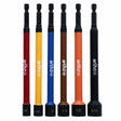 Wiha 70486 6 Piece Color Coded Magnetic Nut Setter SAE Set