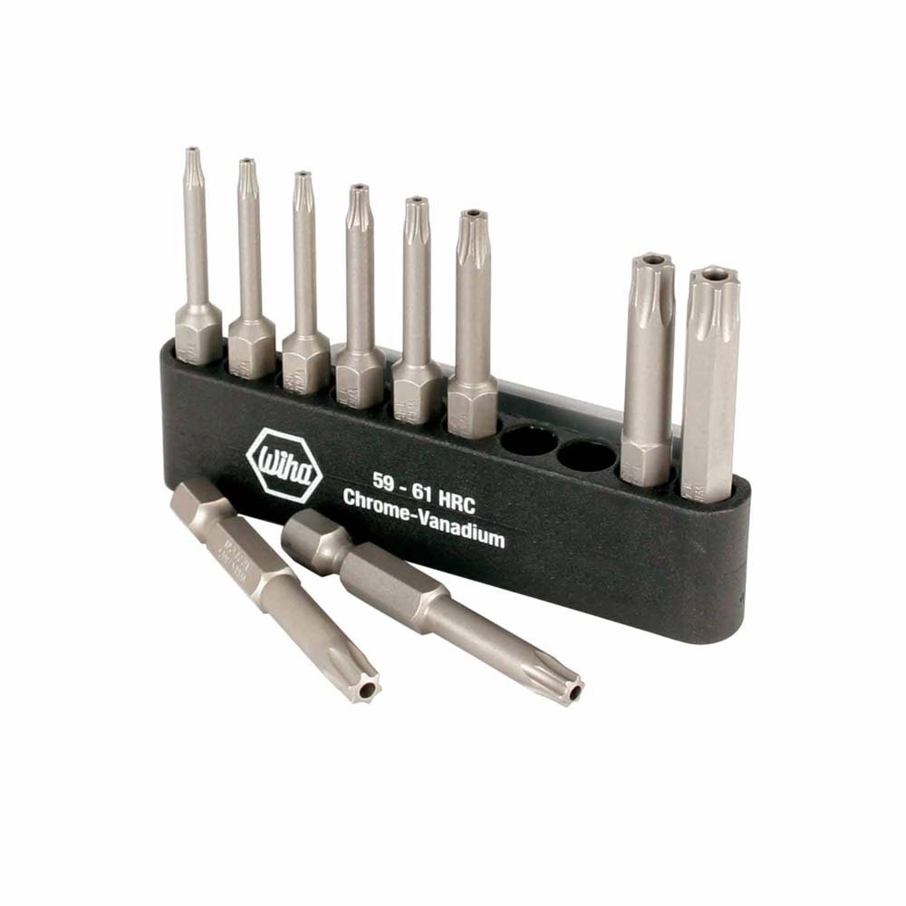 Wiha 74987 10 Piece Security Torx Power Bit Belt Pack Set - 2