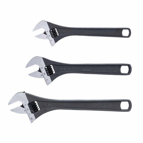 Wiha 76280 3 Piece Adjustable Wrench Set