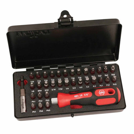 Wiha 76899 34 Piece MaxxTor Impact Bit Set