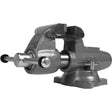 Wilton WL9-28832 Machinist 5" Jaw Round Channel Vise with Swivel Base