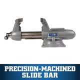 Wilton WL1-109 6" Ductile Iron Apprentice Bench Vise with 360 Degree Swivel Base - 2