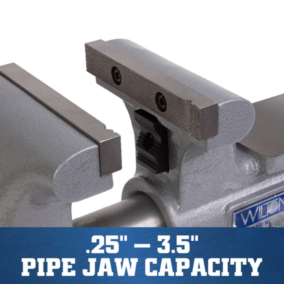Wilton WL1-110 6" HD Apprentice Bench Vise with 360 Degree Swivel Base - 3