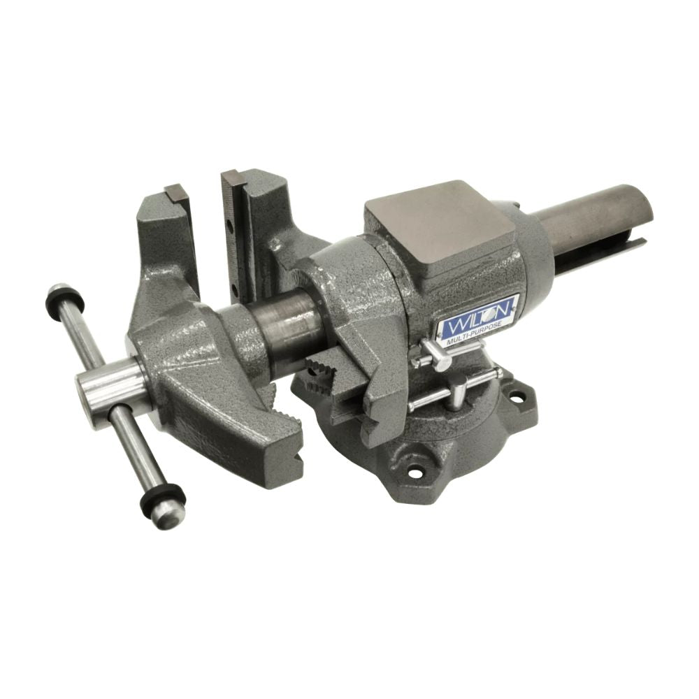 Wilton WL9-28824 550p Multi-Purpose Bench Vise, 5-1/2" Jaw Width, 360 Degree Rotating Head & Base - 5