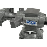 Wilton WL9-28824 550p Multi-Purpose Bench Vise, 5-1/2" Jaw Width, 360 Degree Rotating Head & Base - 11