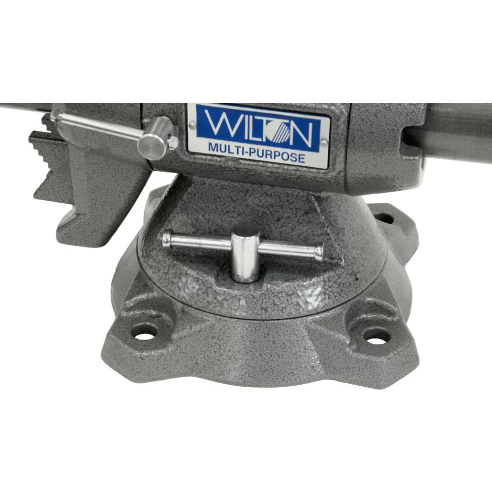 Wilton WL9-28824 550p Multi-Purpose Bench Vise, 5-1/2" Jaw Width, 360 Degree Rotating Head & Base - 12