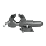Wilton WL9-28833 600S 6" Jaw Round Channel Machinist Vise with Swivel Base, 10" Opening - 3