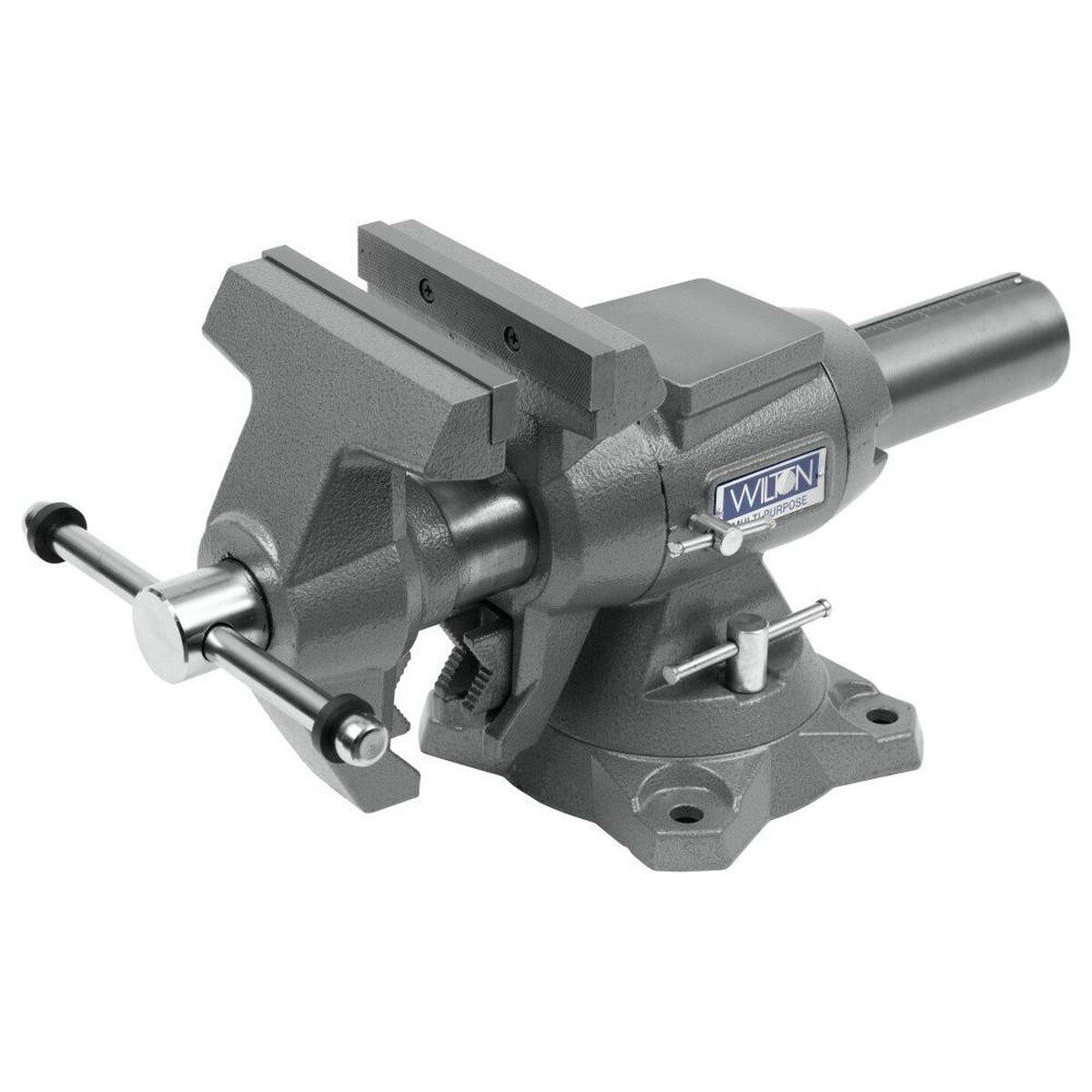 Wilton WL9-28845 650P Multi-Purpose Bench Vise with 6-1/2 in. Jaw Width and 360 Degree Rotating Head and Base