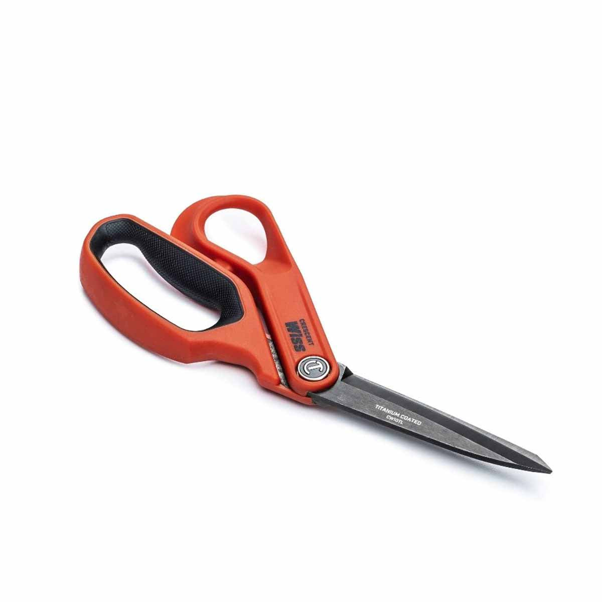 Crescent Wiss CW10TL 10" Titanium Coated Offset Left Hand Tradesman Shears - 2