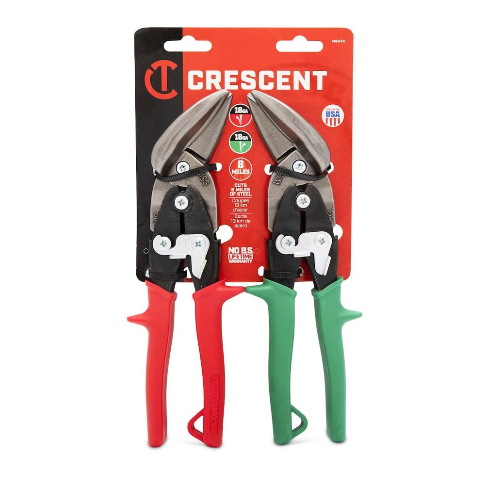 Crescent Wiss M6M7R 2 Piece Offset Aviation Snip Set - 6