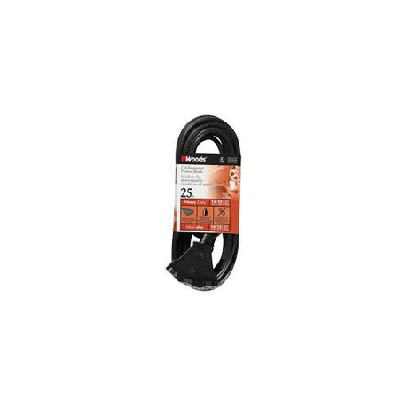 Woods 2451 Cci Agri-Pro Sjtow Extension Cord With 3-Outlet Power Block Connector, 3 14 Awg Bare