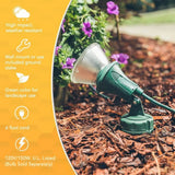 Woods 430 Outdoor Floodlight Fixture With Stake (6-Feet cord, 120V, Green) - 2