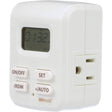 Woods 50029 50029WD Indoor Plug-In Astronomical Timer, 2 Grounded Outlets