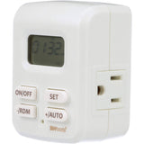 Woods 50029 50029WD Indoor Plug-In Astronomical Timer, 2 Grounded Outlets