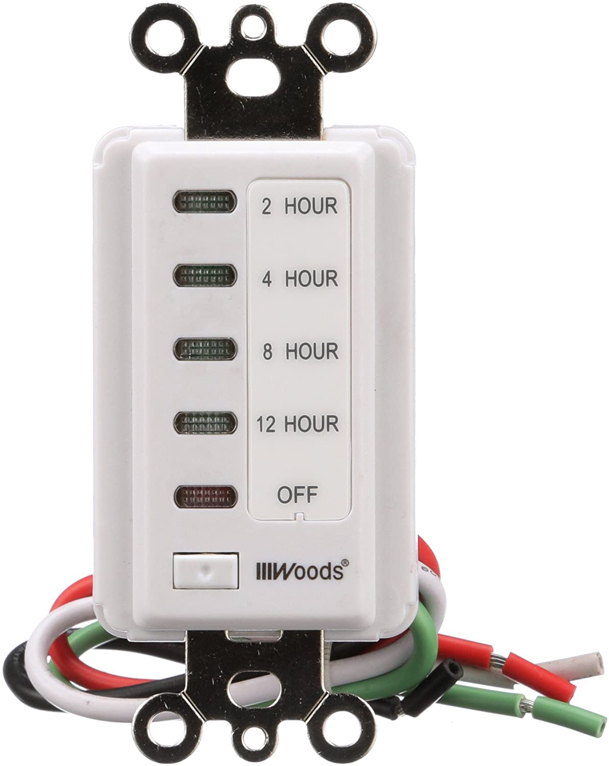 Woods 59014 59014WD In-Wall 12-Hour Digital Countdown Timer,White - 3