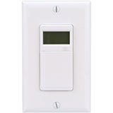 Woods 59020WD In-Wall Digital 7-Day Programmable Timer with No Neutral Wire, 125-Volt, 60-Hertz /