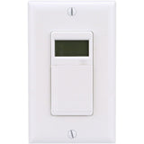 Woods 59020WD In-Wall Digital 7-Day Programmable Timer with No Neutral Wire, 125-Volt, 60-Hertz /