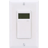 Woods 59020WD In-Wall Digital 7-Day Programmable Timer with No Neutral Wire, 125-Volt, 60-Hertz /