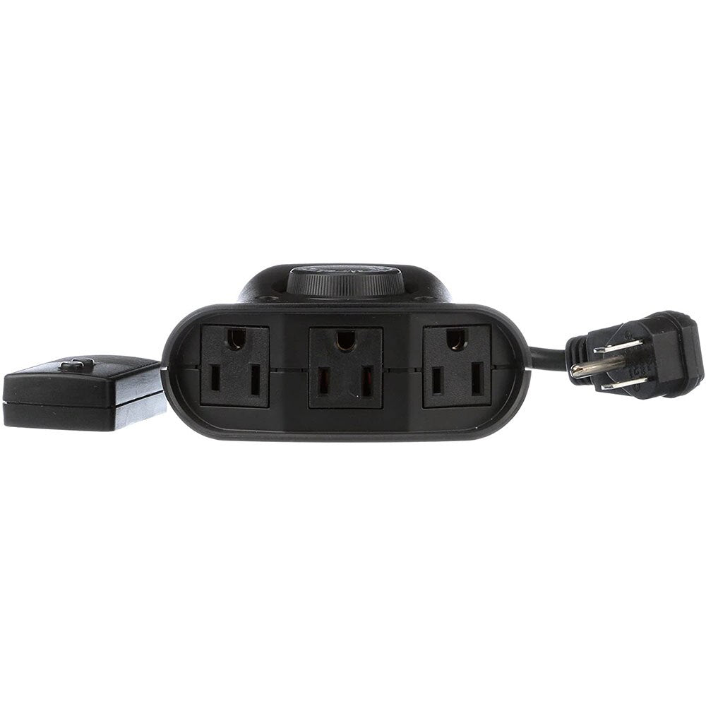 Woods 59746WD 24-Hour Automatic Photocell Remote Control Timer with 3 Grounded Outlets Ideal fo - 2