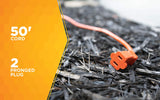 Woods 723 16/2 SJTW General Purpose Extension Cord, Medium Duty, Ideal for Landscaping and Powe - 4