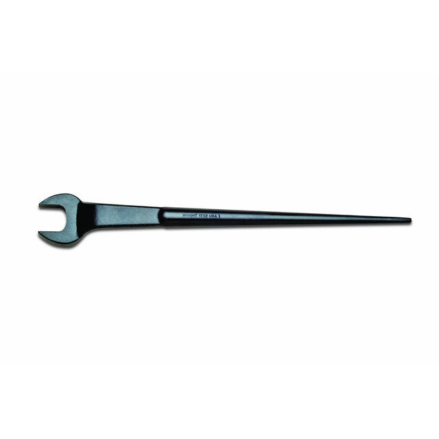 Wright Tool 1734 1-1/16" Structural Spud Wrench Open End with Offset Head Black