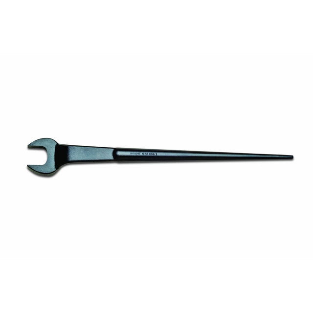 Wright Tool 1734 1-1/16" Structural Spud Wrench Open End with Offset Head Black