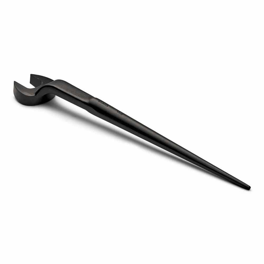 Wright Tool 1734 1-1/16" Structural Spud Wrench Open End with Offset Head Black - 2
