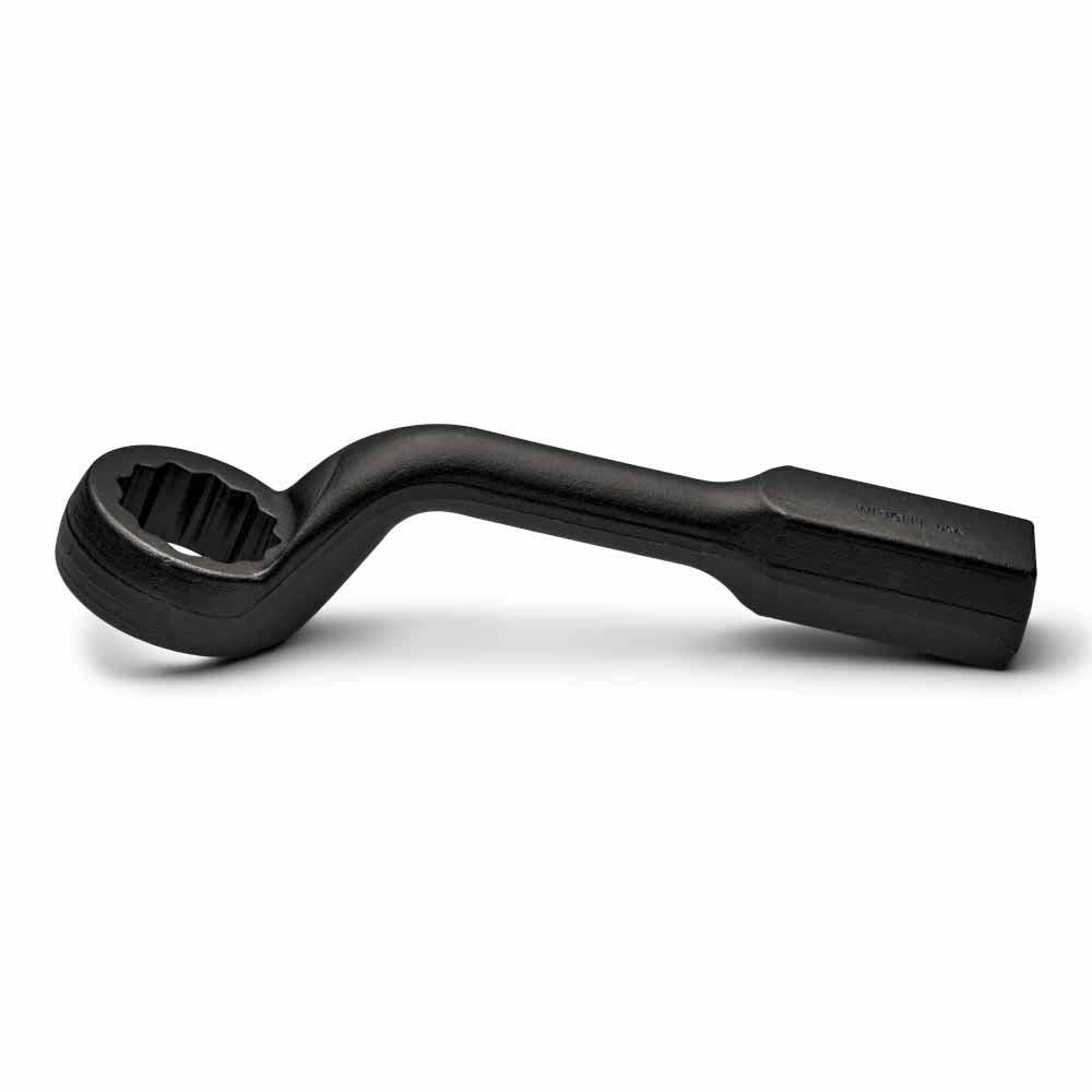 Wright Tool 19108 3-3/8" 12 Point Offset Handle Striking Face Box Wrench - 2