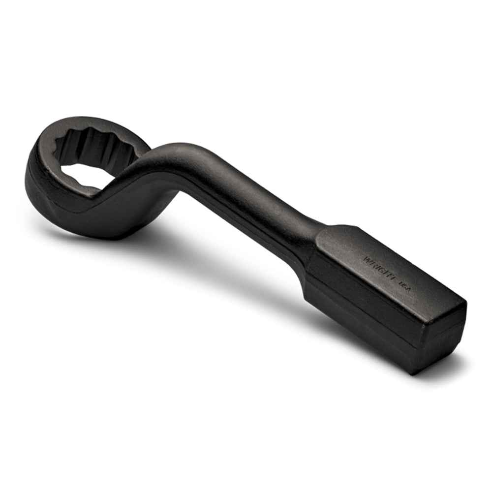 Wright Tool 19112 3-1/2" 12 Point Offset Handle Striking Face Box Wrench