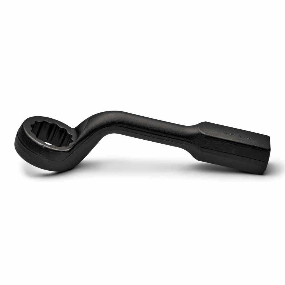Wright Tool 19112 3-1/2" 12 Point Offset Handle Striking Face Box Wrench - 2