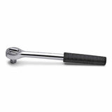 Wright Tool 3400 3/8" Drive Round Head Ratchet with Nitrile Grip 7-1/32" Length