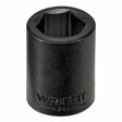 Wright Tool 3812 3/8" Drive x 3/8" 6-Point Standard Impact Socket