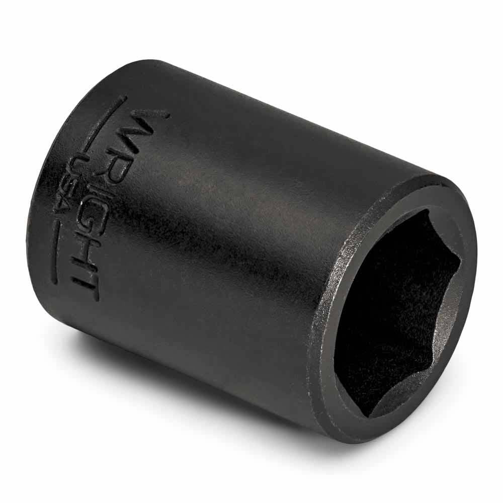 Wright Tool 3816 3/8" Drive 6 Point Standard Impact Socket 1/2" - 2