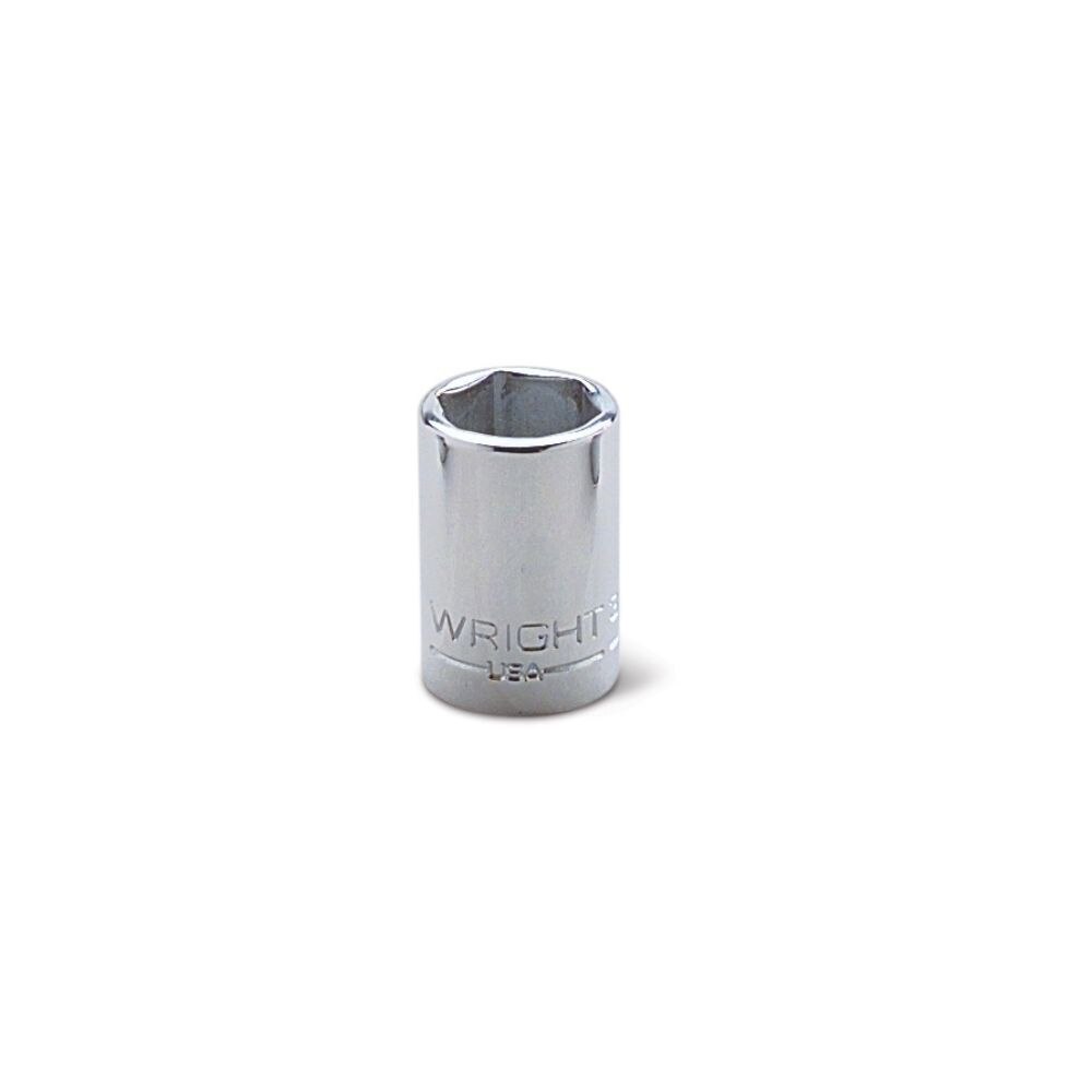 Wright Tool 4018 1/2" Drive 6 Point Standard Socket 9/16"