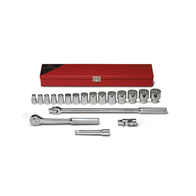 Wright Tool 422 1/2" Drive 19 Piece Set, 12 Point