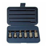 Wright Tool 453 6 Piece 1/2" Drive Metric Hex Socket Set, (6mm - 17mm)