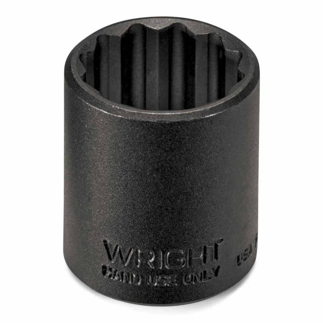 Wright Tool 4864 1/2" Drive 12 Point Standard Impact Socket 7/16"