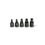 Wright Tool 606 3/4" Drive SAE Impact Hex Bit Socket Set 9/16" to 1" (5 Piece)