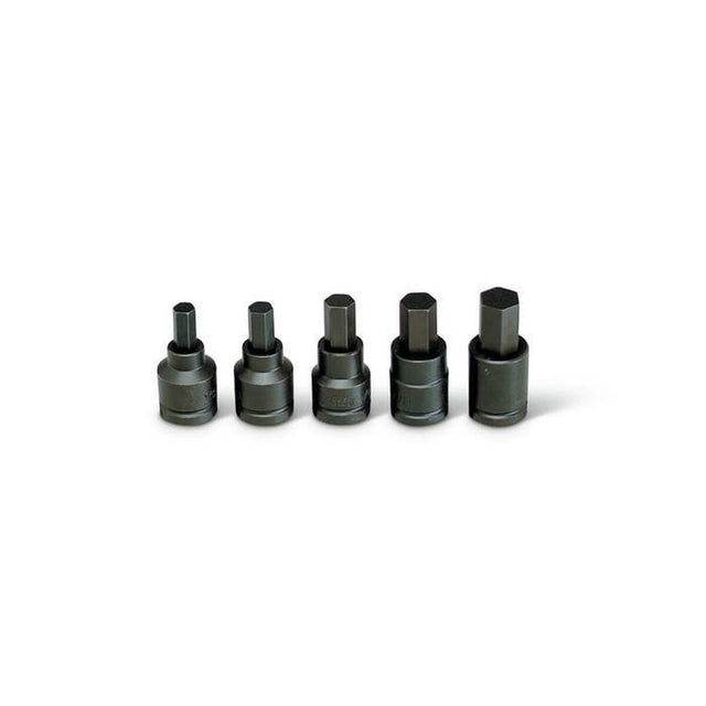 Wright Tool 606 3/4" Drive SAE Impact Hex Bit Socket Set 9/16" to 1" (5 Piece)
