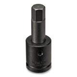 Wright Tool 606 3/4" Drive SAE Impact Hex Bit Socket Set 9/16" to 1" (5 Piece) - 2