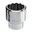 Wright Tool 8184 2-5/8" x 1" Drive 12 Point Standard Socket