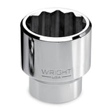 Wright Tool 8184 2-5/8" x 1" Drive 12 Point Standard Socket