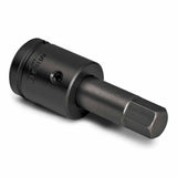 Wright Tool 8220 5/8" x 1" Drive Hex Impact Bit Socket with Replaceable Insert - 2