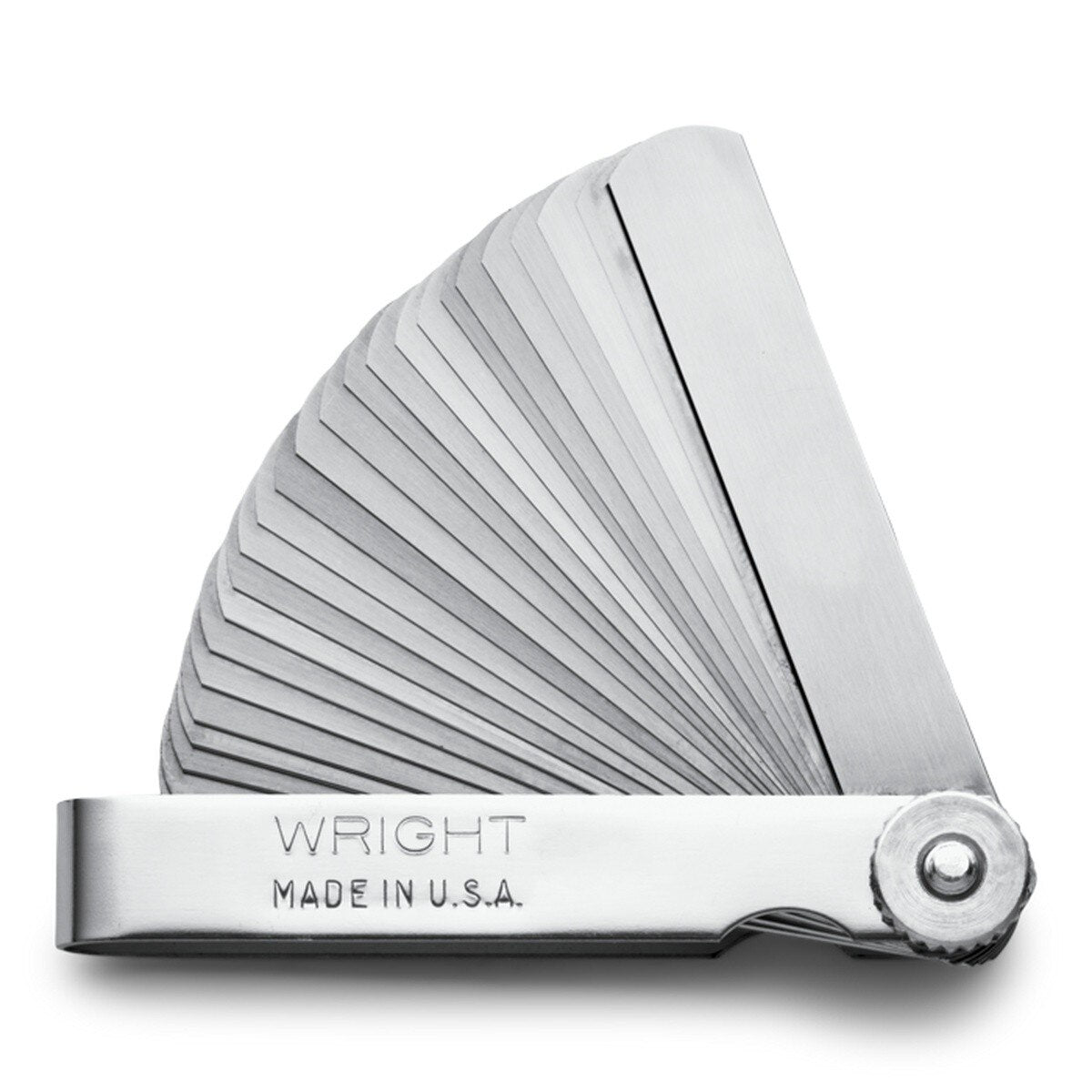 Wright Tool 9530 SAE Master Feeler Gauge with Knurled Lock Nut (25 Blade)