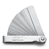 Wright Tool 9530 SAE Master Feeler Gauge with Knurled Lock Nut (25 Blade)