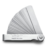 Wright Tool 9530 SAE Master Feeler Gauge with Knurled Lock Nut (25 Blade)