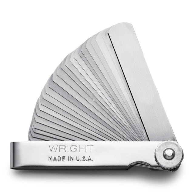 Wright Tool 9530 SAE Master Feeler Gauge with Knurled Lock Nut (25 Blade)