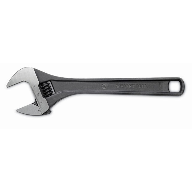 Wright Tool 9AB24 24 Inch Adjustable Wrench, Black Industrial Finish